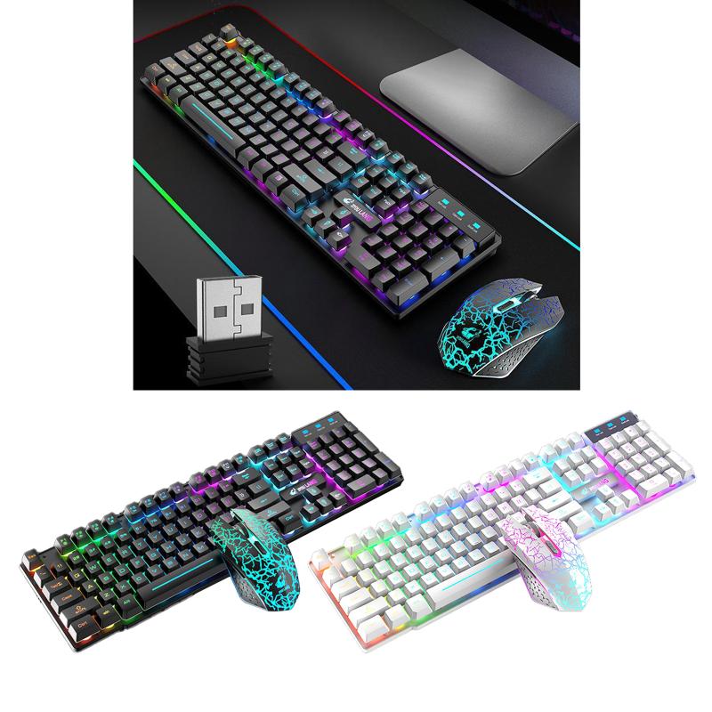 

Wireless Keyboard & Mouse Combo 2.4GHz Set Smart & 2400dpi Sensor