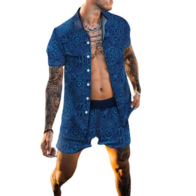 Maillot de bain de maillot de bain pour hommes de haute qualité Maillot de bain Mens Croisière usure 2 pièces Set Hommes Sports courts Plus Taill
