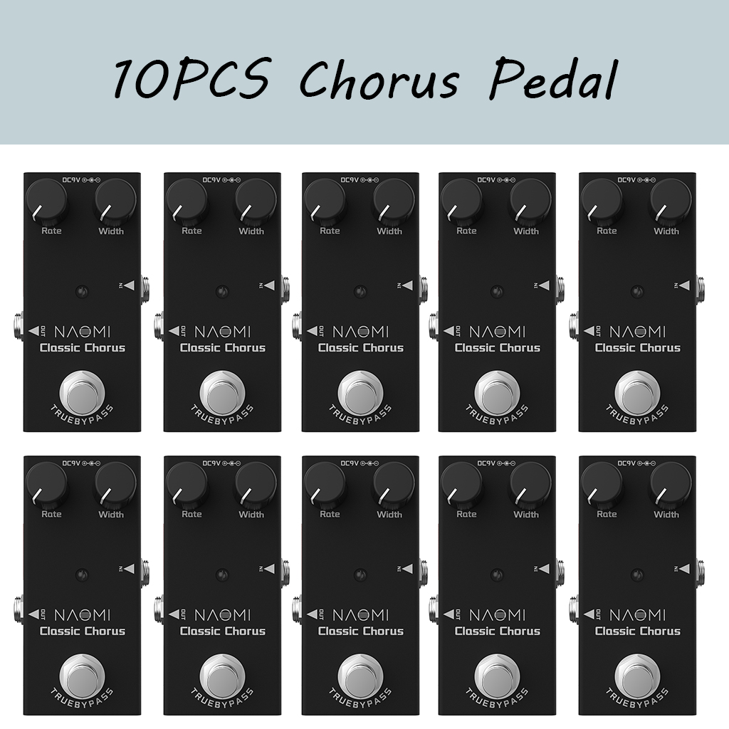 10PCS Classic Chorus Guitar Effect Pedal Mini Single Electric Guitar Effect Pedal Guitar Effect Pedal-image-607401186