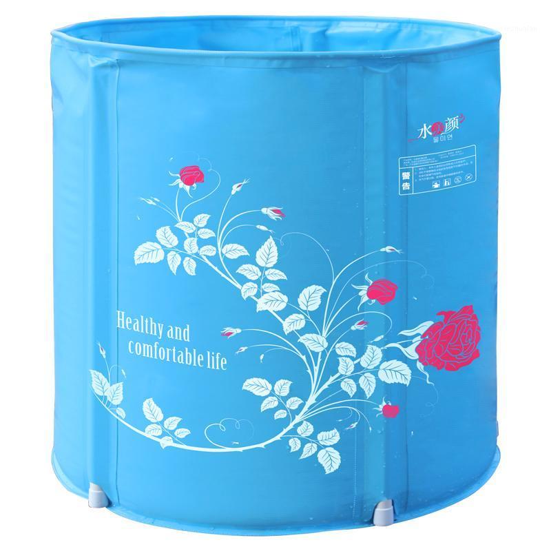

High Quality Folding Bath Tub Bath Bucket Sauna For Adult Bathtub Inflatable Bathtub Thickened Plastic Tub1
