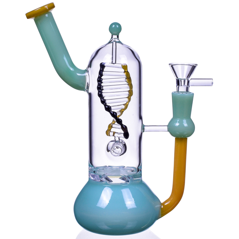 

8.5" hookah Rotating DNA percolator recycler glass water pipe