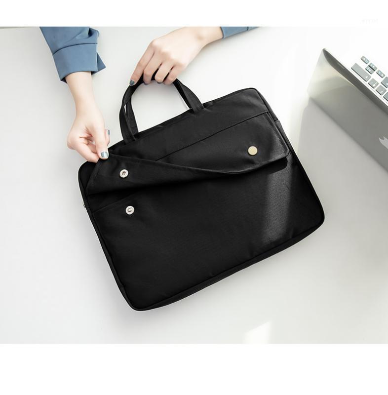 

2020 Simple Waterproof Polyester 14inch Fashionable Laptop bags1, Black