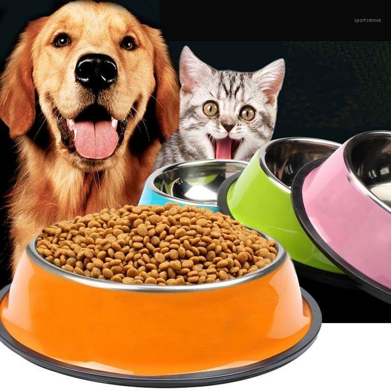 

Portable Stainless Steel Puppy Pets' Bowl New Feeder Feeding Water Dish Bowls For Pet Dogs Cats Handy Feeding Bowl Hot Sale1