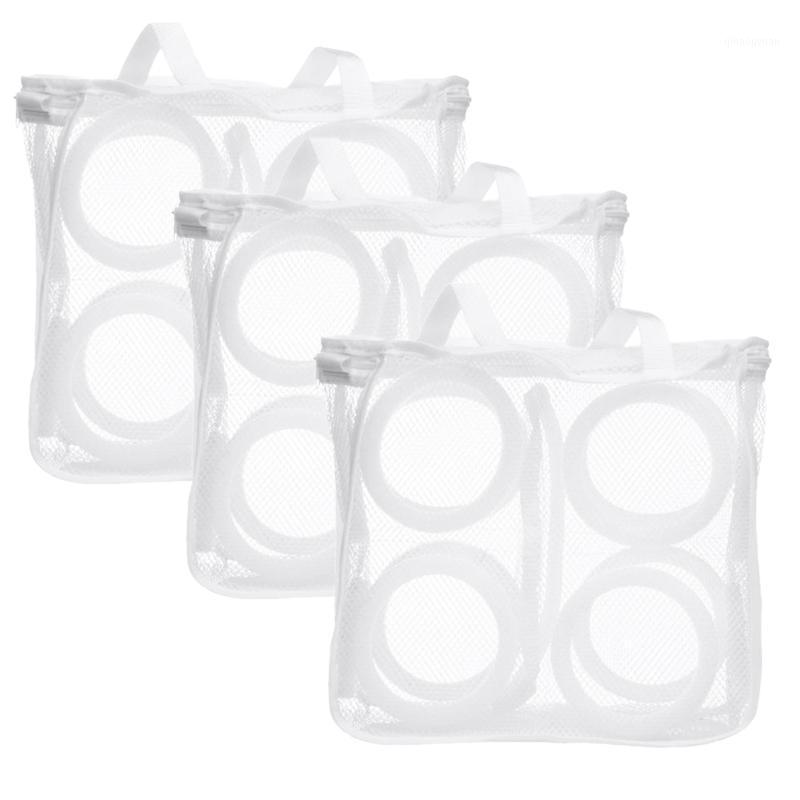 

Hanging Dry Sneaker Mesh Laundry Bags, 3 Pack Shoes Protect Wash Machine Home Storage Organizer Accessories Supplies1