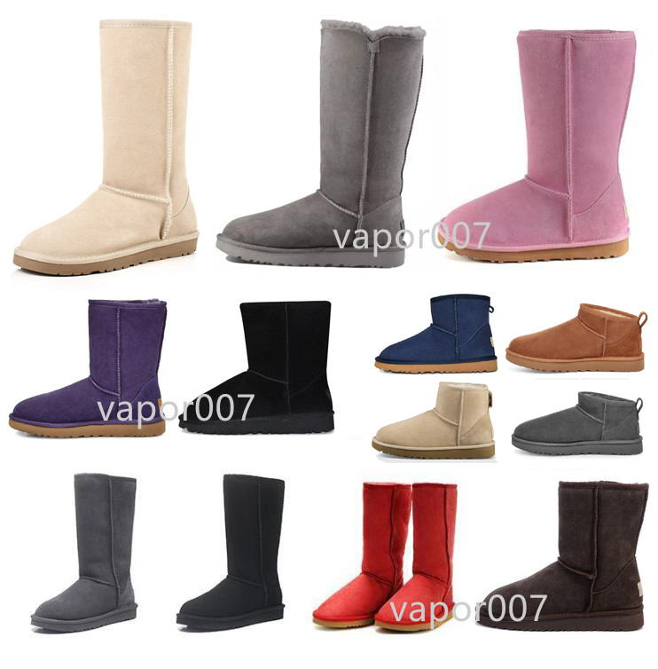 

2021 Fashion Women Snow Boots 2 Winter Boot Classic Mini ii class short Ankle Short long Ladies Girls Womens Booties shoes 36-41