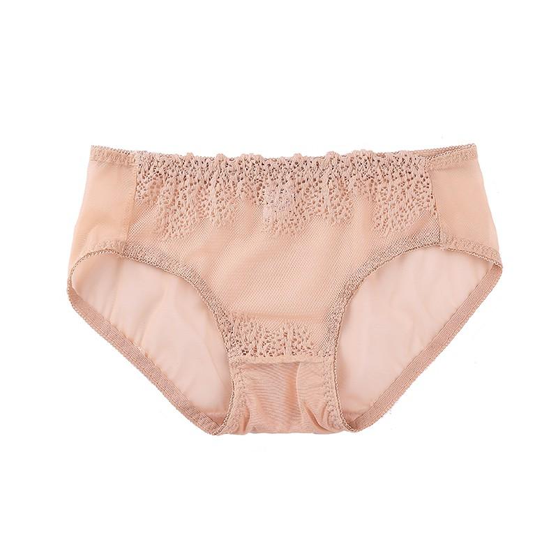 

Women Panties Ladies Ladies titching Hollow Mesh Solid Color Low Waist Hip Shaping Briefs Sweet Sexy Panties Solid, Blue