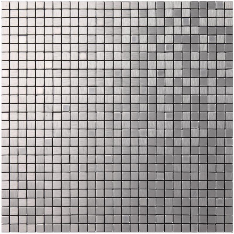 

Peel and Stick Brushed Aluminum Waterproof Self-Adhesive 3D Wallpaper for Kitchen backsplash/Cabinet DIY decor tiles,LSA1, Black