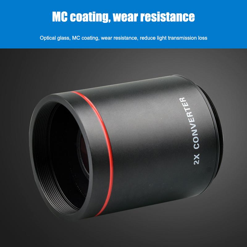 

2X Teleconverter Lens for Foldback Telescope T2-Mount Uniserval NC99