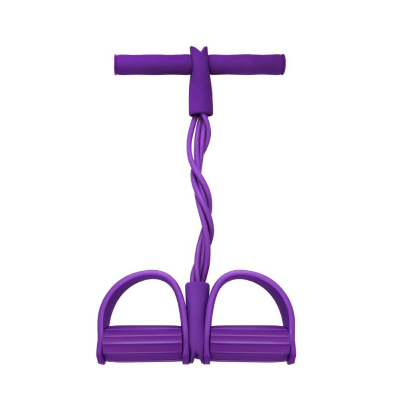 

LIOOBO4 Tubes Health Belly Fitness Rope Resistance Bands Workout Bands (Random Color
