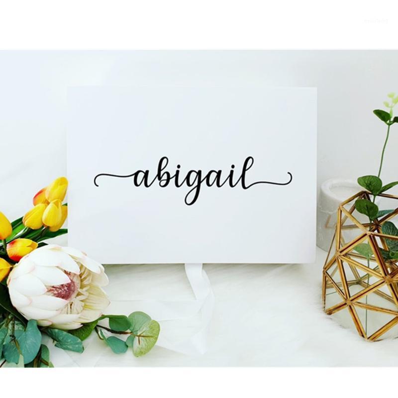 

Bridesmaid Proposal Box Decal sticker - Bridal Party Sticker, Bridesmaid Decal,Custom Maid of Honour Gift Box , Name Decal1