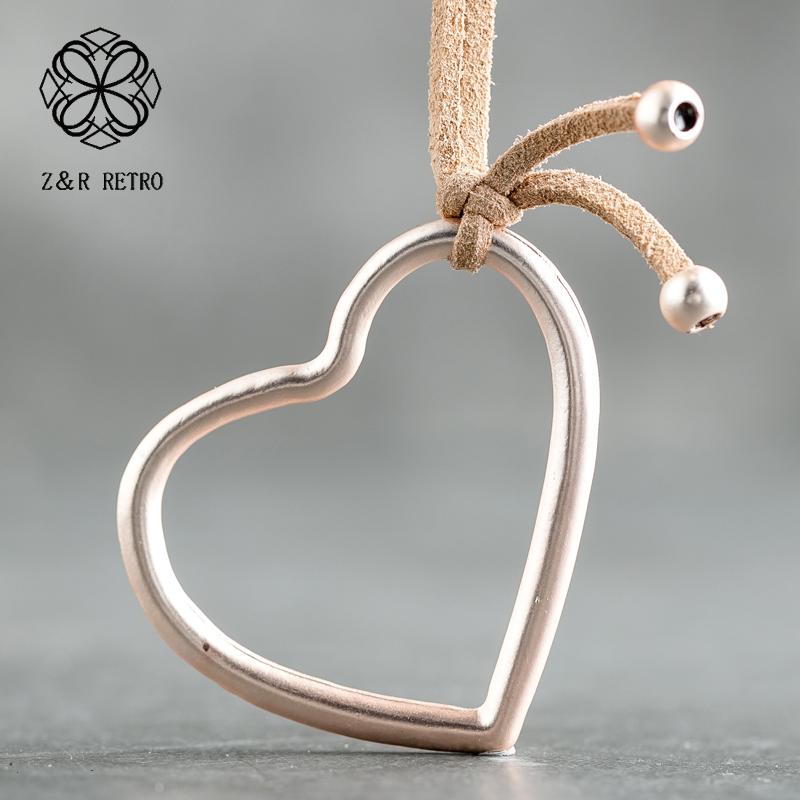 

Heart Pendant Necklaces Rope Necklaces Sweater Chain Jewelrys 2020 Fashion Long Charm Heart Women Christmas New Gifts