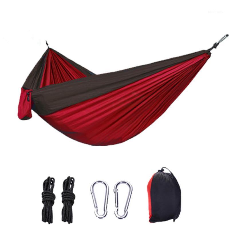 

Camping Hammock Tent Outdoor Hanging Camping Hammock Hanging Bed Parachute Nylon Outdoor Hiking Equipment1