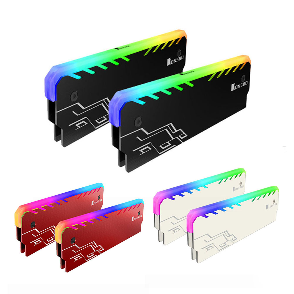 

JONSBO NC-1 RAM Heatsink RGB Memory RGB RAM Heatsink DDR DDR3 DDR4 Memory Heat Spreader Cooler for Desktop PC Cooling Thermal
