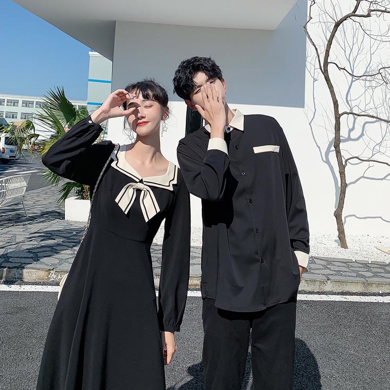 

Minority design new autumn college style lovers' wear couples clothes couples clothing, Skirt