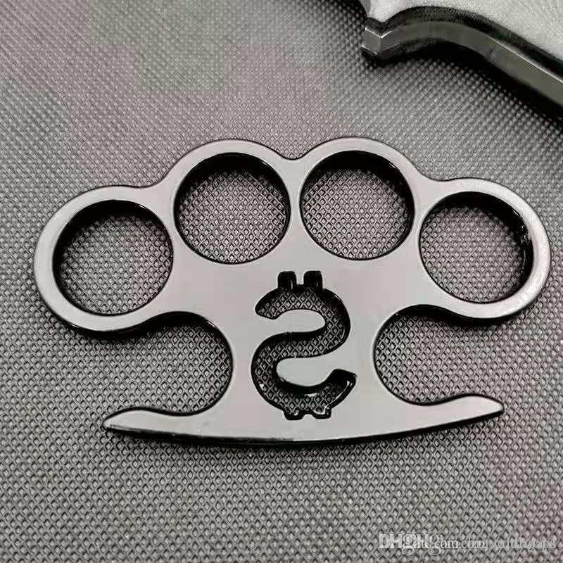 

Alloy finger tiger four finger self-defense weapon portable hand clasp fist finger martial arts self-defense combat training equipment hand6