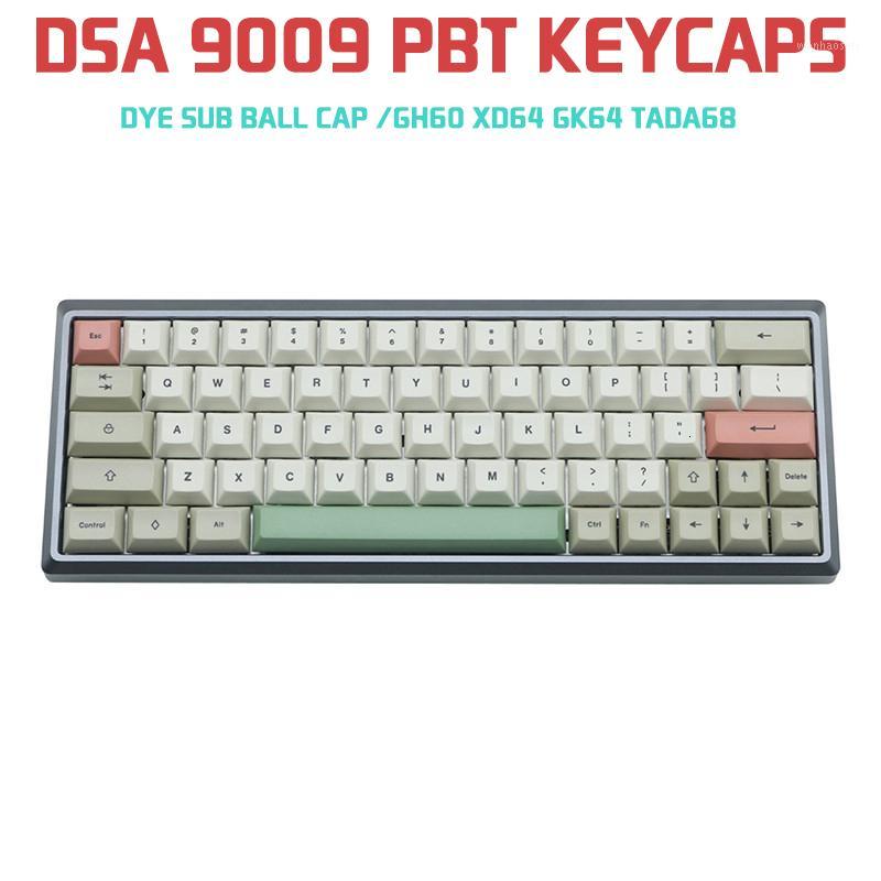 

9009 DSA 125 Keys Pbt Gray White Dye Sub Keycaps For Cherry Mx Mechanical Keyboard GH60 XD64 GK64 Tada68 Keycool 84 Tofu96 1041