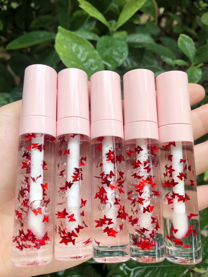 

2020 Private Label Custom Waterproof Wholesale Tubes Clear Moisturizing Shiny Glossy Vendor Natural lip gloss lips cosmetics, 2pcs