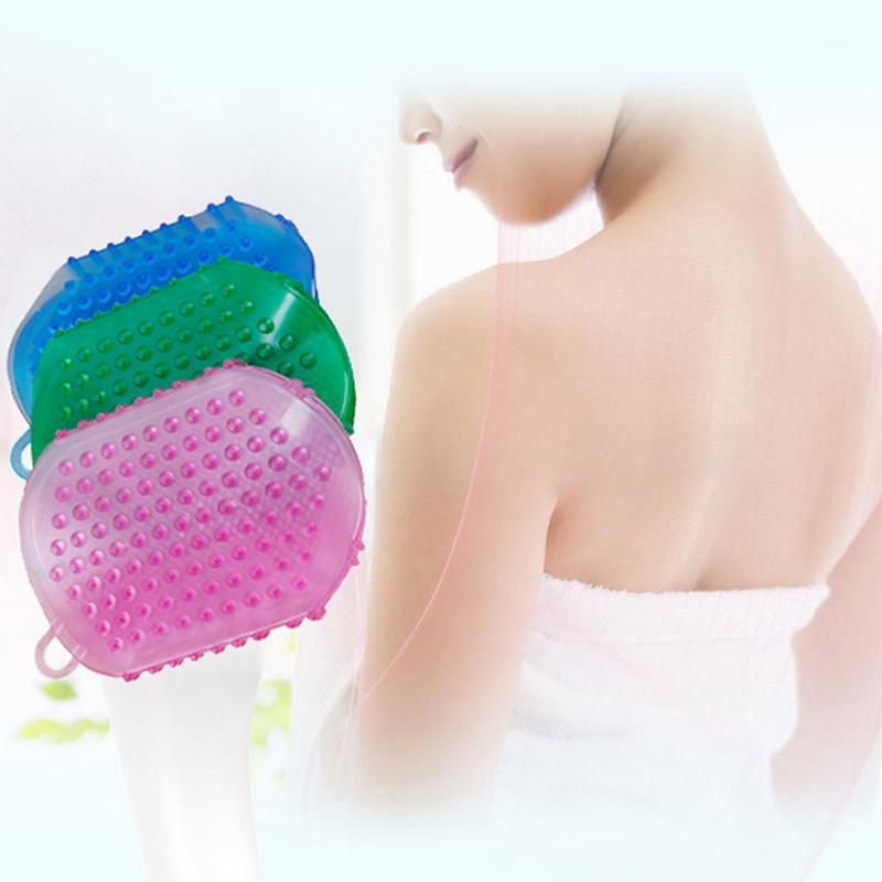 

1pc Silicone Massage Scrub Gloves For Peeling Body Bath Brush Exfoliating Gloves 3 Colors1
