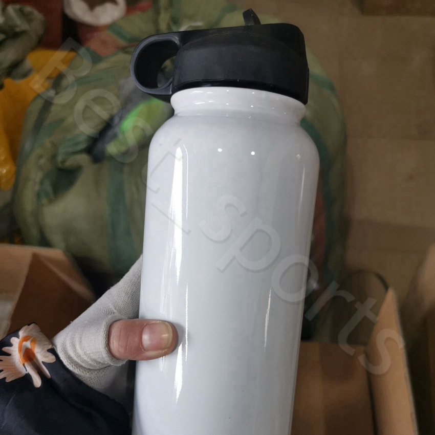 

32oz Sublimation Tumbler Stainless Steel Water Bottle Double Vacuum Sippy Cup Outdoor Sports Drinking Tumbler CYZ2972 Sea Shipping