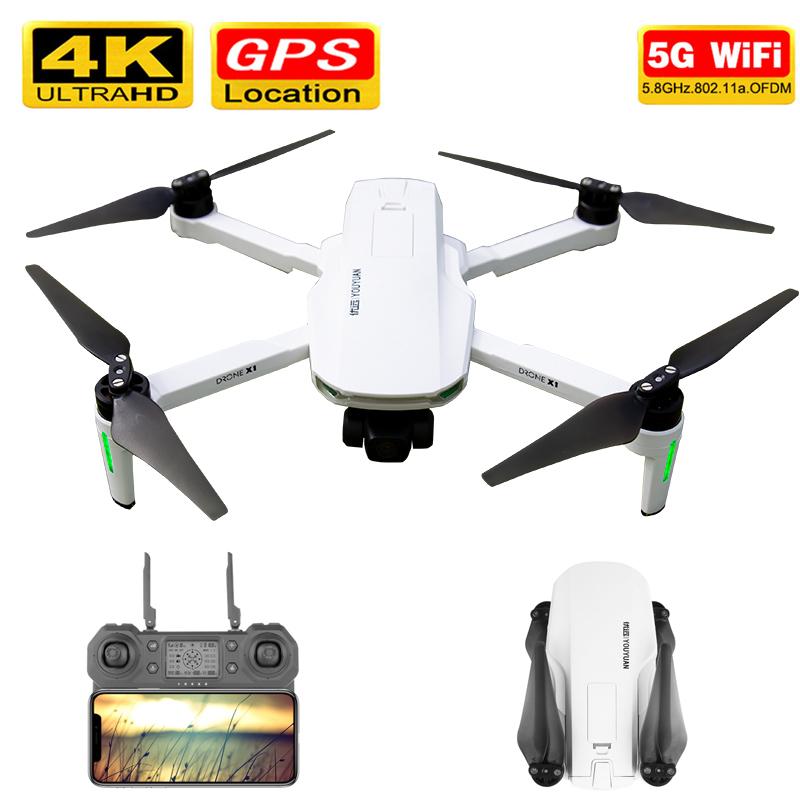 

2020 NEW X1 pro drone 4k HD mechanical gimbal camera 5G wifi gps system supports TF card drones distance 1.2km flight 25 min
