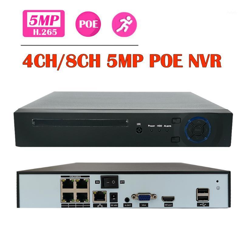 

H.265 8CH 4CH POE NVR For HD 5MP 4MP 1080P 2MP POE IP Audio Camera P2P ONVIF Network Video Recorder1