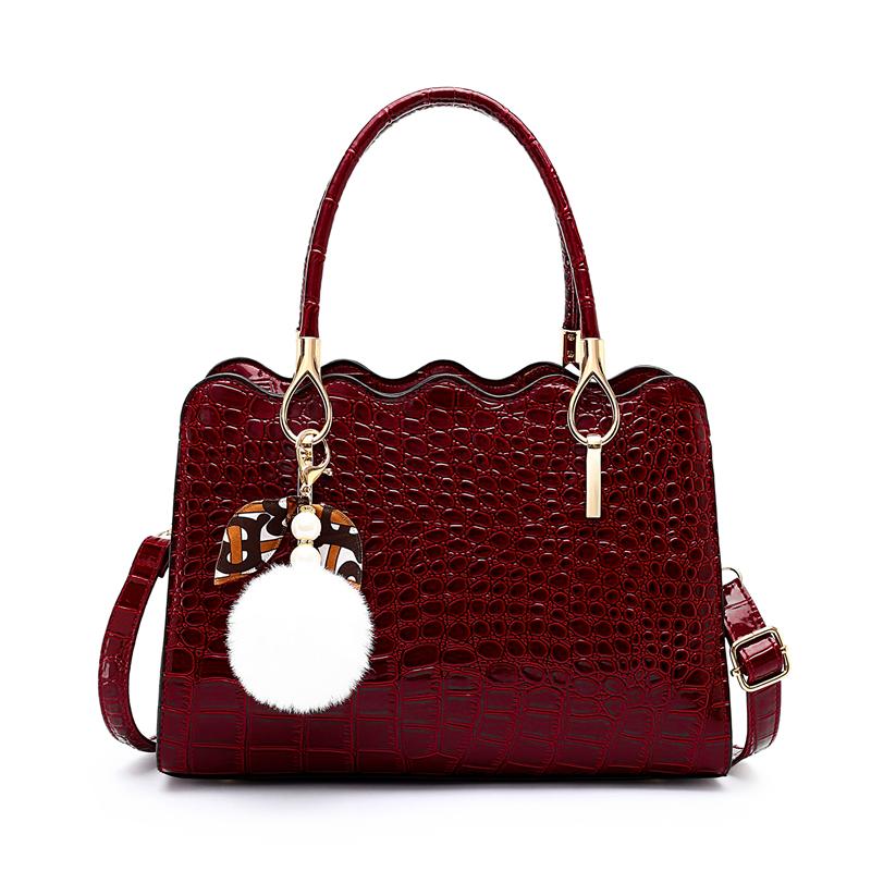 

Casual Woman Handbags High Quality Female Shoulder Leather Bag Female Crossbody Bags For Women 2021Party Bag Ladies Totes Bolsa, Black