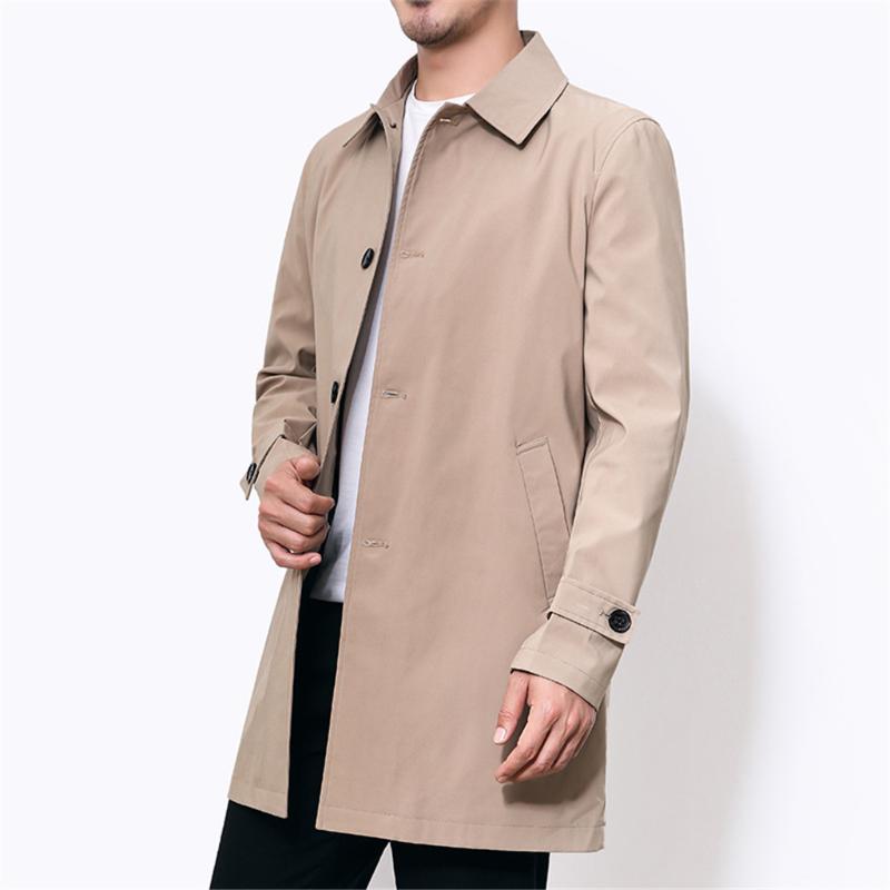

Men's coat spring, autumn and winter coats men's casual long coat, Jj122-02