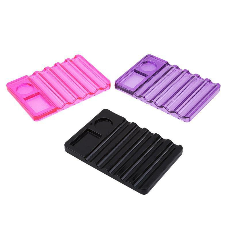 

1Pc Nail Art Brush Holder Nails Salon Brushes Pen Rack Accessory Carving Carrier Storage Manicure Tool Acrylic Holder Stand
