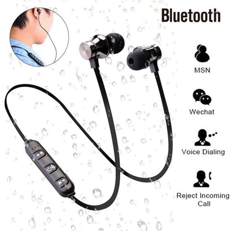 

Magnetic Wireless Bluetooth Earphone Stereo Sports Neckband Headset Waterproof Earphone with Mic For1