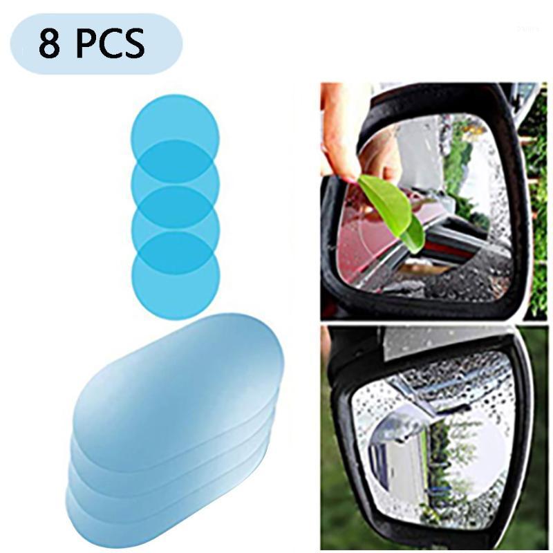 

8 PCS Waterproof Anti-Fog Anti-Glare Coating Side Mirror Window Protector Film1