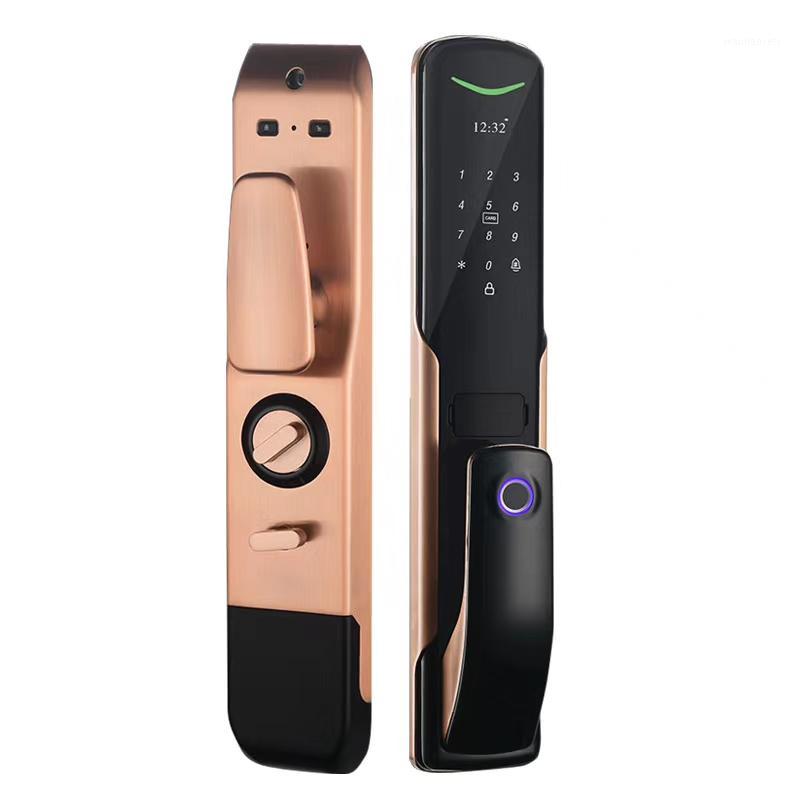 

Smart Fingerprint Door Lock Fully Automatic Biometric Digital Touchscreen Home Lock Password1