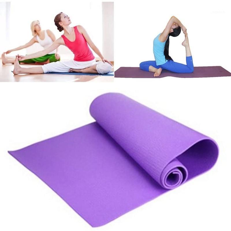 

1PC 4mm EVA Yoga Anti-slip Pad Indoor Fitness Exercise Pilates Yoga Mats Gymnastics Sport Blanket Loose Weight Pads1, Black