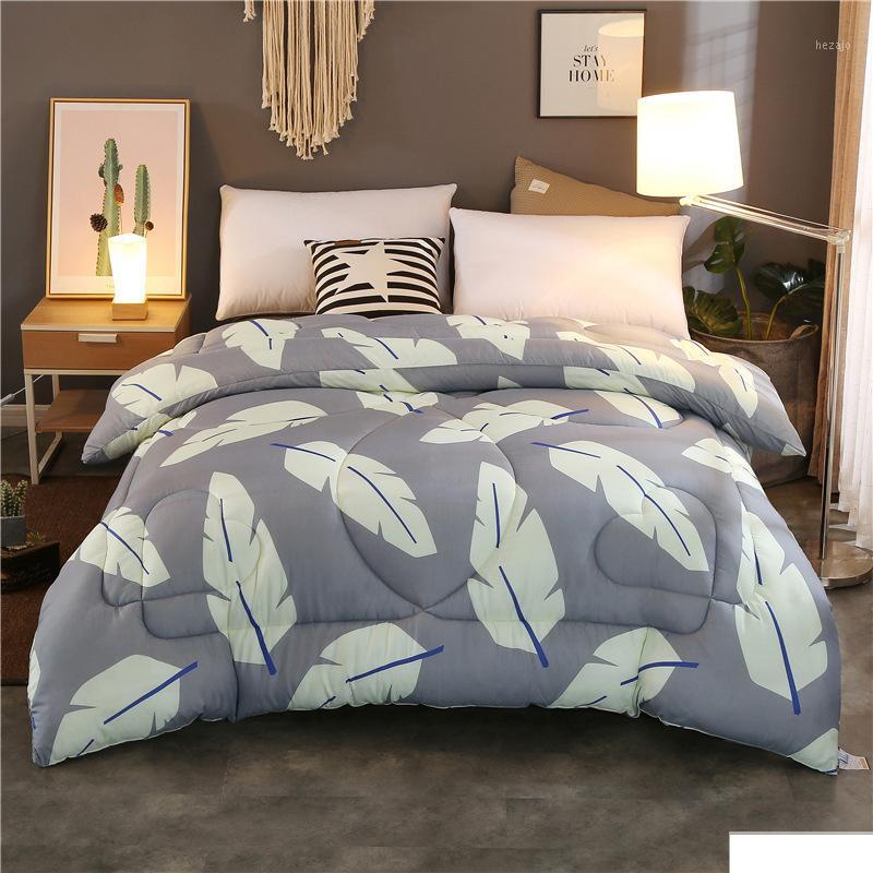 

2020 New Bedding Spring Autumn Printed Quilt Blankets Warm Comforter Bed Cover Quilting Home Textiles Suitable for Adults Kids1, 07
