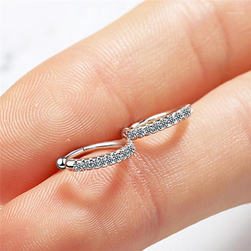 

Simple Stud Earring Fashion Small Fresh Ear Cuff Jewelry For Girl Pendientes Mujer Tasteful Zircon Clip On Earrings For Women1