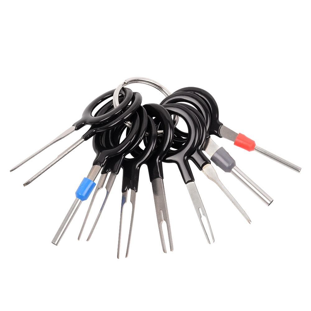 

High Quality 11pcs Car Terminal Removal Tool Kit Wiring Connector Pin Release Extractor