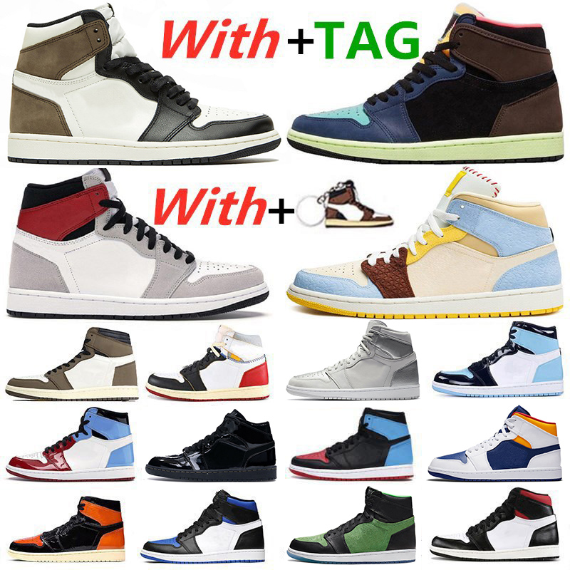 

2021 New 1 1s Dark Mocha ZOOM RAGE GREEN men basketball shoes Tokyo Bio Hack Metallic Silver UNC Women Mens Trainers Sports Sneakers, Black toe