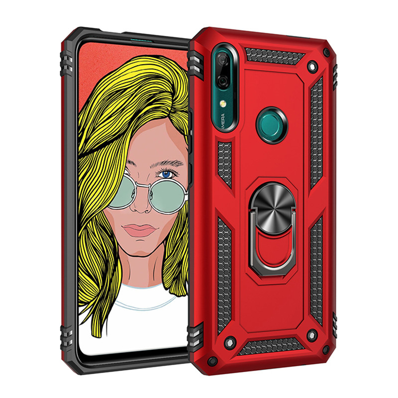 

Armor stand Phone Cases For Huawei P20 Lite P30 P40 Pro Case Magnetic Ring Holder Huawei Nove 5T Y5 Y6 Y7 Prime 2019 Honor 10 Lite Cover
