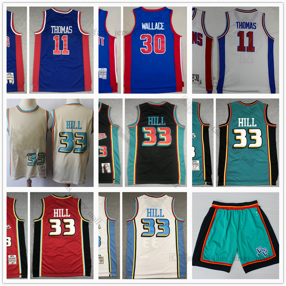 

Retro Mitchell Ness Jersey Basketball 4 Joe Dumars 10 Dennis Rodman 11 Isiah Thomas 1 Chauncey Billups 3 Ben Wallace 30 Rasheed Wallace 33 Grant Hill Stitched 03-04 89-89, Same as picture