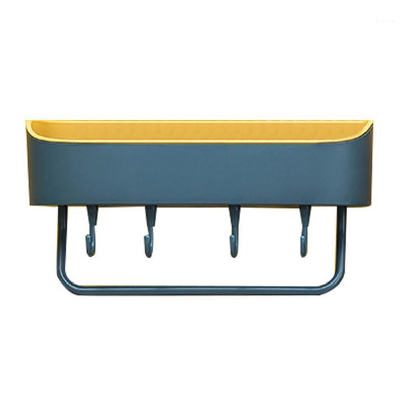 

Simple Punch-free Wall-mounted Storage Finish Rack Multi-function Plastic Kitchen Bathroom Storage Finish Rack Bathroom1