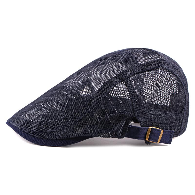 

Berets 2021 Men Women Casual Beret Hat Fashion Flat Cap Sboy Style Gatsby Adjustable Breathable Mesh Caps, No.6
