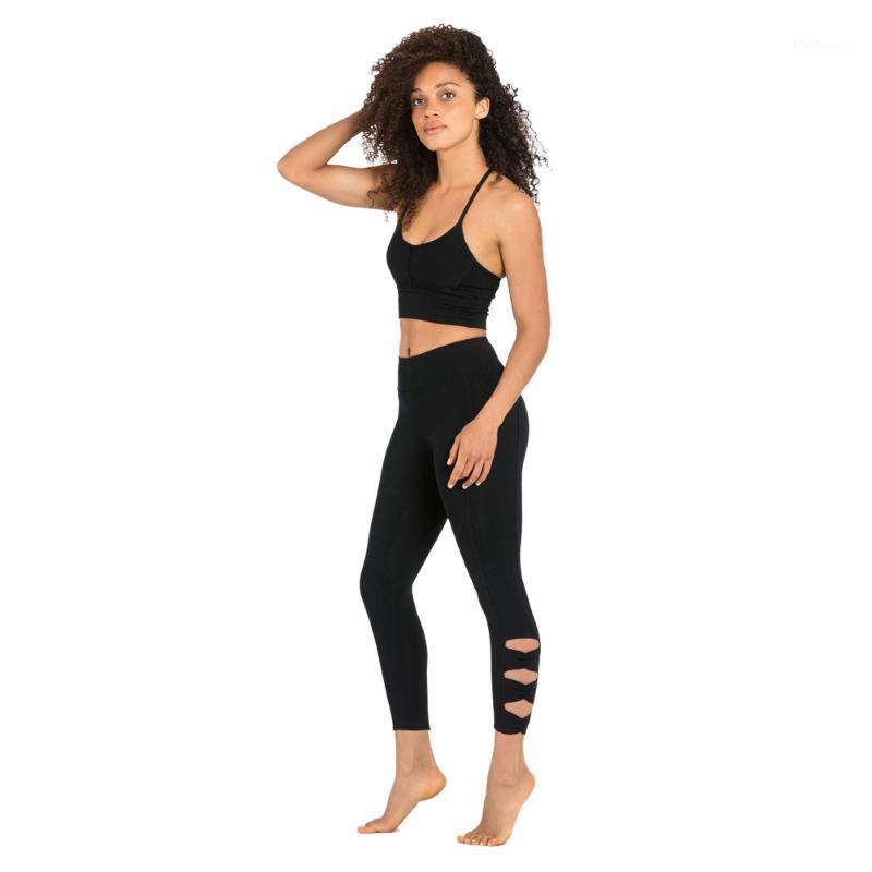 

KANCOOLD Yoga Pants Women Skinny Workout Leggings Fashion Solid Elastic Waist Leggings Sport Women Fitness Tracksuit Female D211, Black