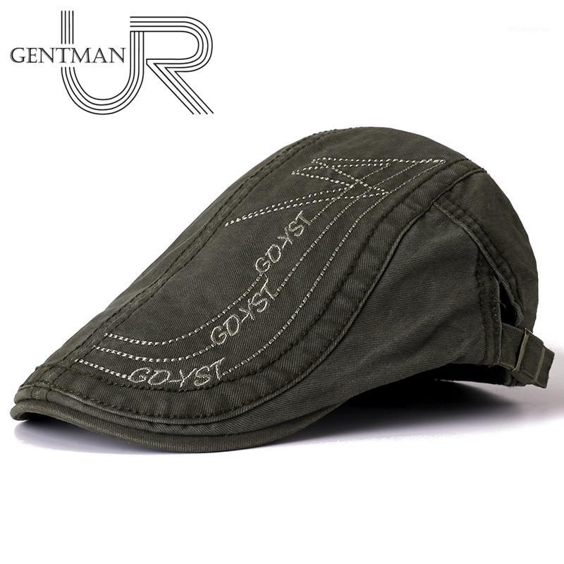 

New Summer Outdoor Sports Cap Male Cotton Berets For Men & Women Casual Peaked Caps Letter Embroidery Stylish Berets Hats1, Black