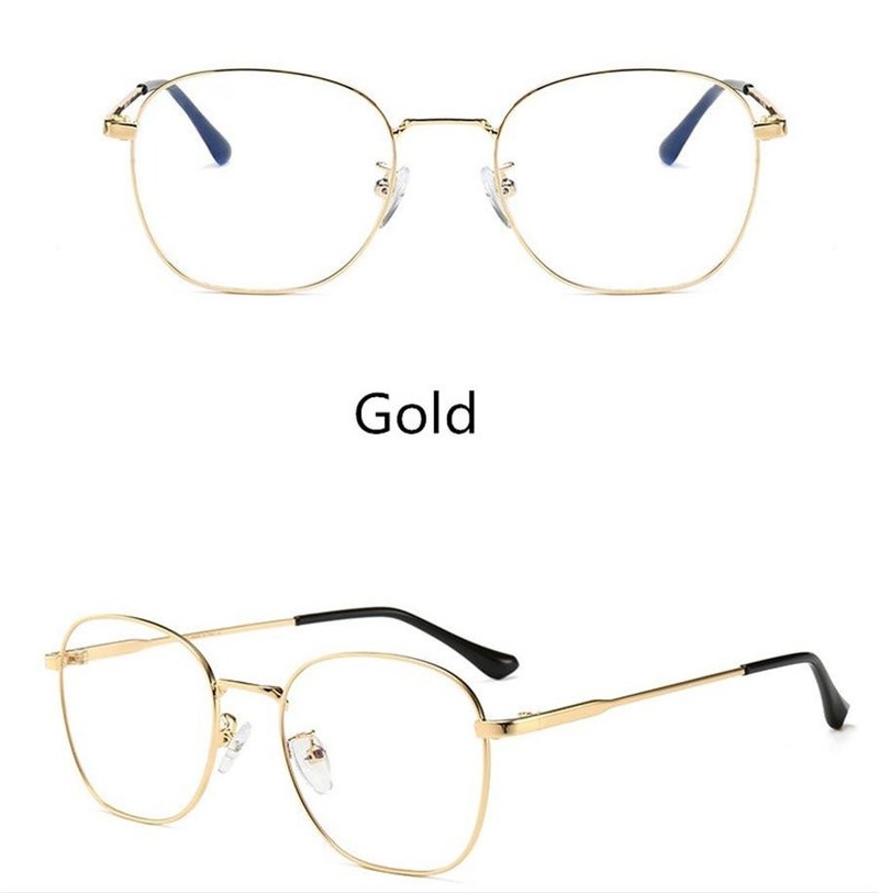 

Mens Woman Myopic Glasses Adumbral Sunglasses for Man Womens Plain Anti- Blue Light Glass High Quality with Box, White;black