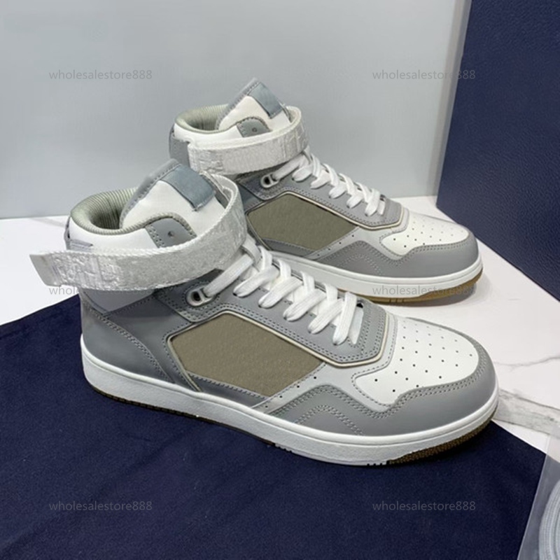 

2021 New Men Women B2 Casual Shoes Printed Genuine Leather Sneakers High Top Runner Trainers Oblique Stylist Shoes Low-top lace-up Shoes