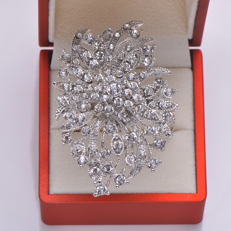 

(L0340-ring) Free Shipping 20pcs/lot rhinestone napkin rings for wedding table decoration,nickle or rose gold plating T200524