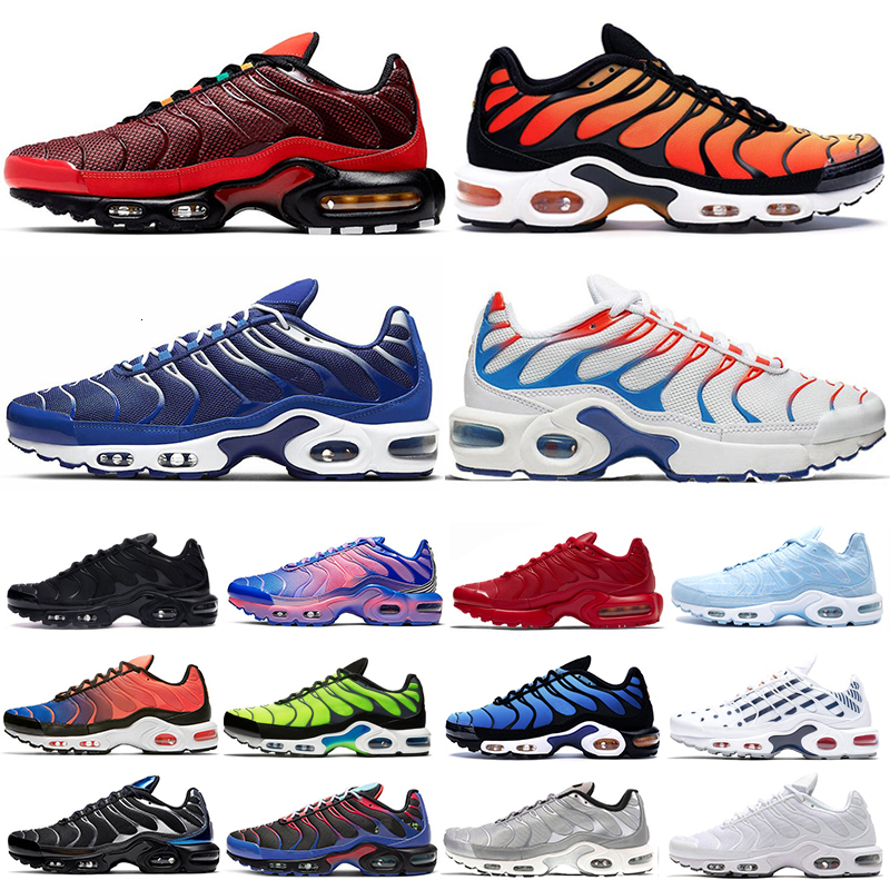 

TN Plus SE Mens Sneakers Psychic blue Total crimson Orange Pimento Triple Black women Fade Blue Pink fashion Sports mens Running Shoes 40-45, 40-45 triple black