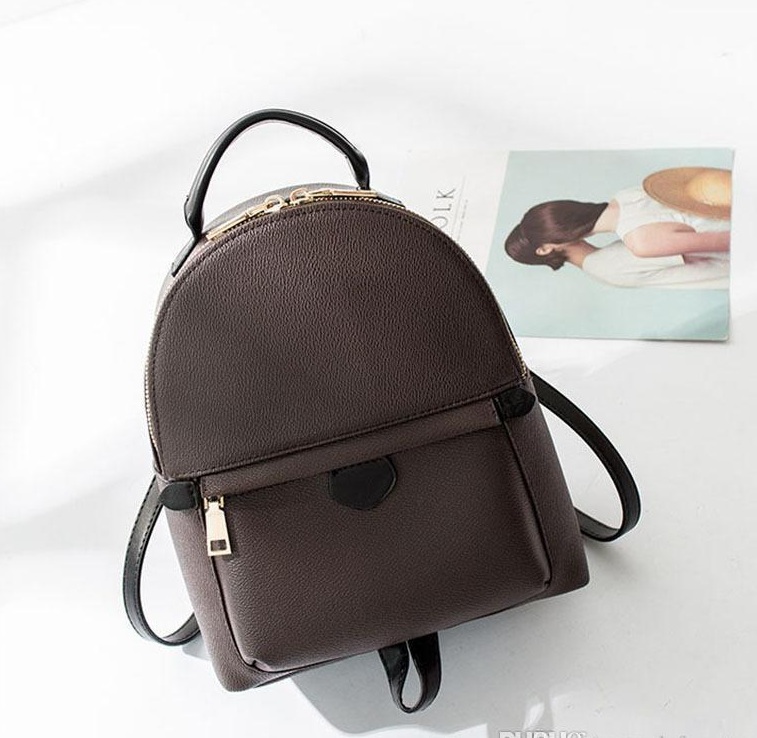 

Hight quality Women's Palm Springs designer Backpack Mini pu leather children backpacks women printing backpack M41562, Black flower