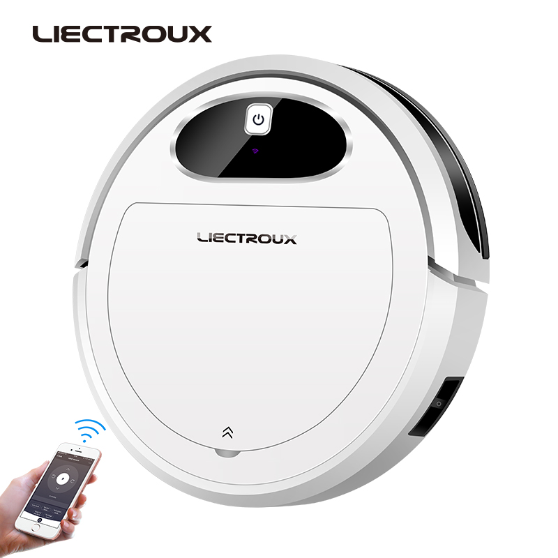 

2020 LIECTROUX 11S Robot Vacuum Cleaner Wifi App Control, Map Navigation, Smart Memory, Air Pump Water Tank, Brushless Motor