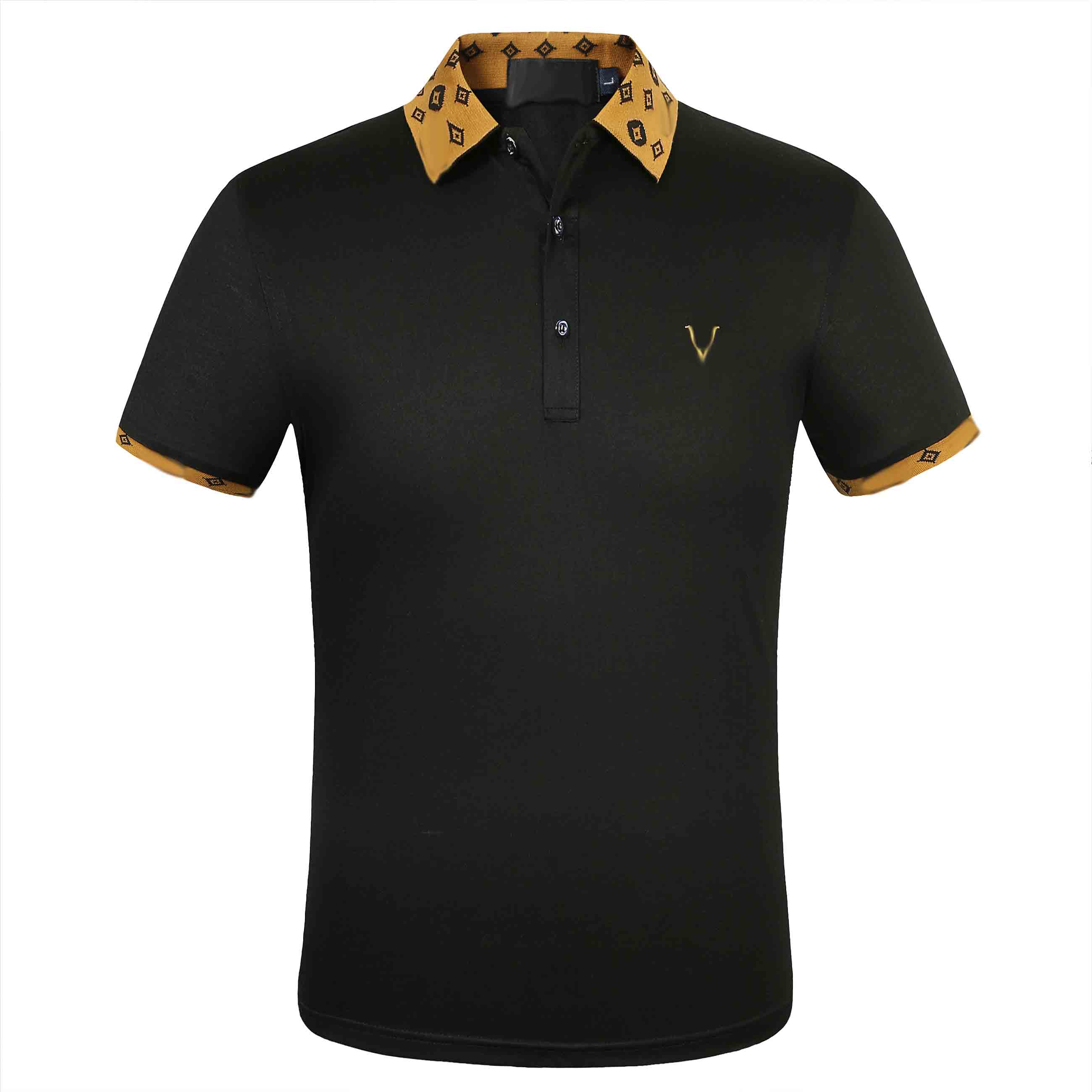 

2021 fashion designer casual men's polo t-shirt snake flower embroidery men's polo shirt high street fashion polo shirt men
