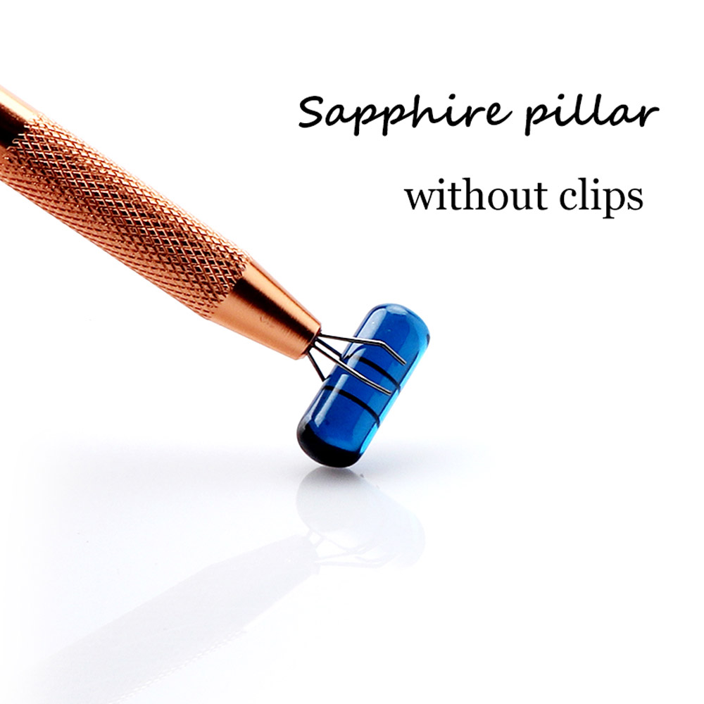 

High quality material sapphire Pillar Like a capsule With 6mm OD Suitfor Terp Slurper Quartz Banger Nails Glass Bongs